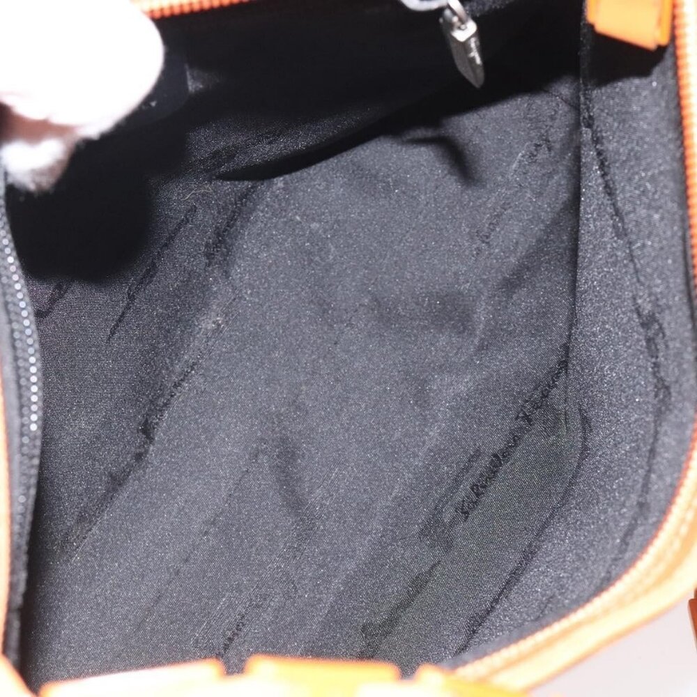 Authentic Salvatore Ferragamo Shoulder Bag Canvas… - image 3